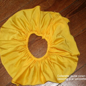 Collerette jaune de clown