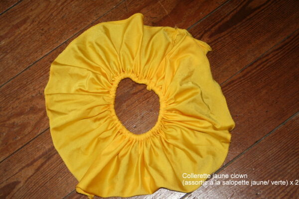 Collerette jaune de clown