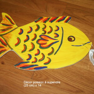 Décor poisson à suspendre