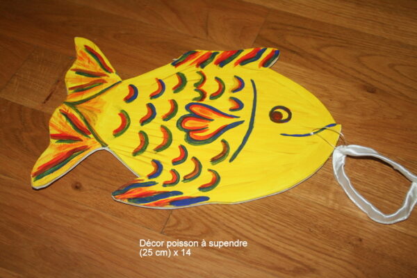 Décor poisson à suspendre