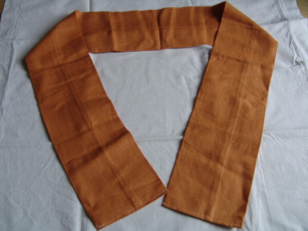Ceinture bande tissus orange