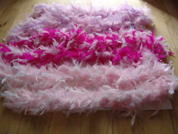 Boa rose, différents coloris – Image 2