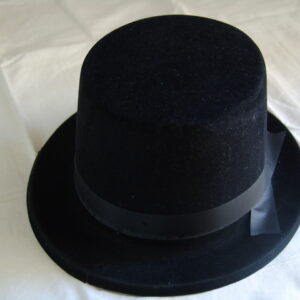 Chapeau haut de forme noir