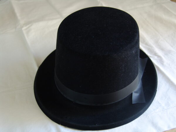 Chapeau haut de forme noir