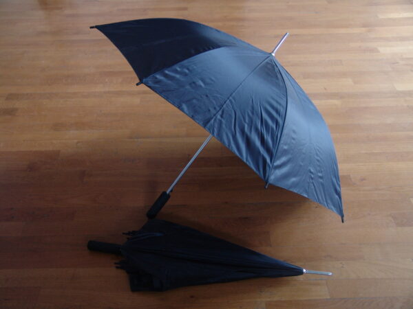 Parapluie noir diam. 100 cm