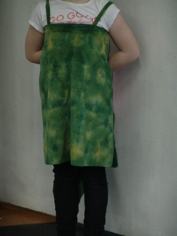 Robe crocodile verte