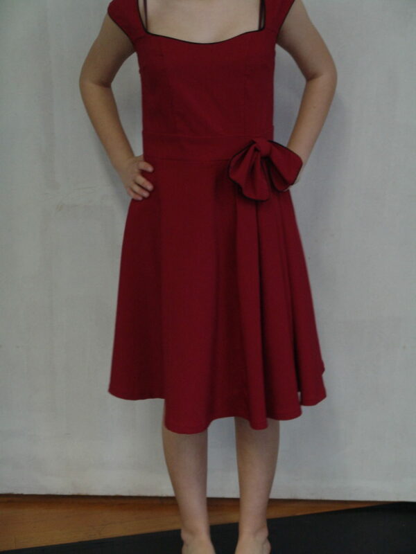 Robe rouge vintage