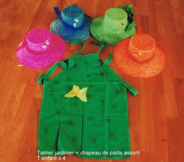 Chapeau de paille jardinier
