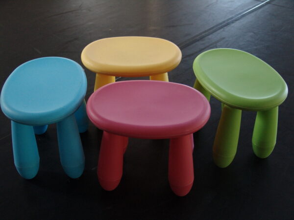 Tabourets enfant, différents coloris