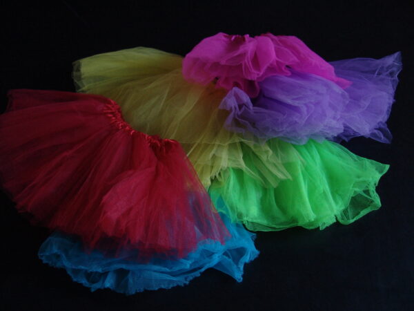 Tutu arc-en-ciel, différents coloris