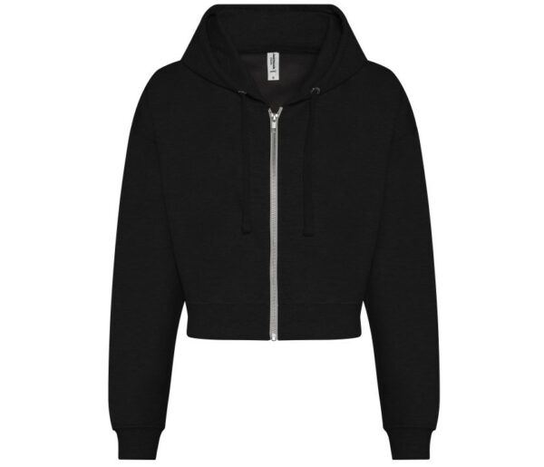Sweat crop-top zippé – Image 3