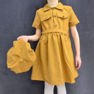 Robe saharienne avec son béret