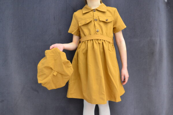 Robe saharienne avec son béret