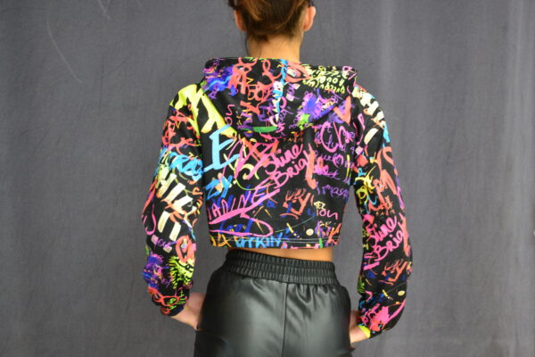 Sweat noir motif graffiti – Image 2