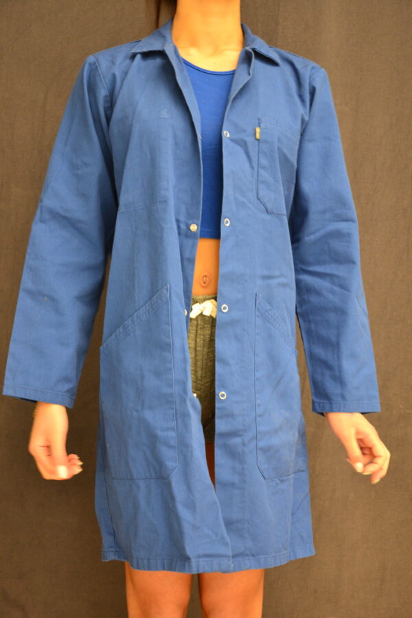 Blouse de travail bleue