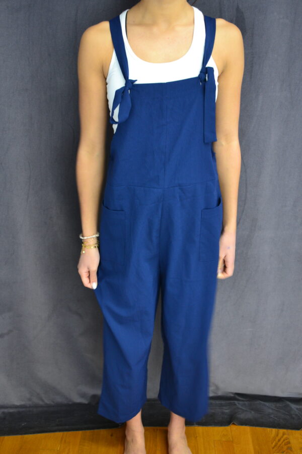 Salopette bleue marine