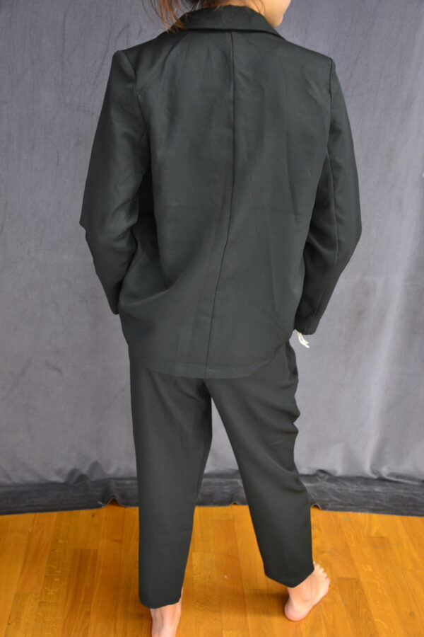 Pantalon costume noir – Image 2