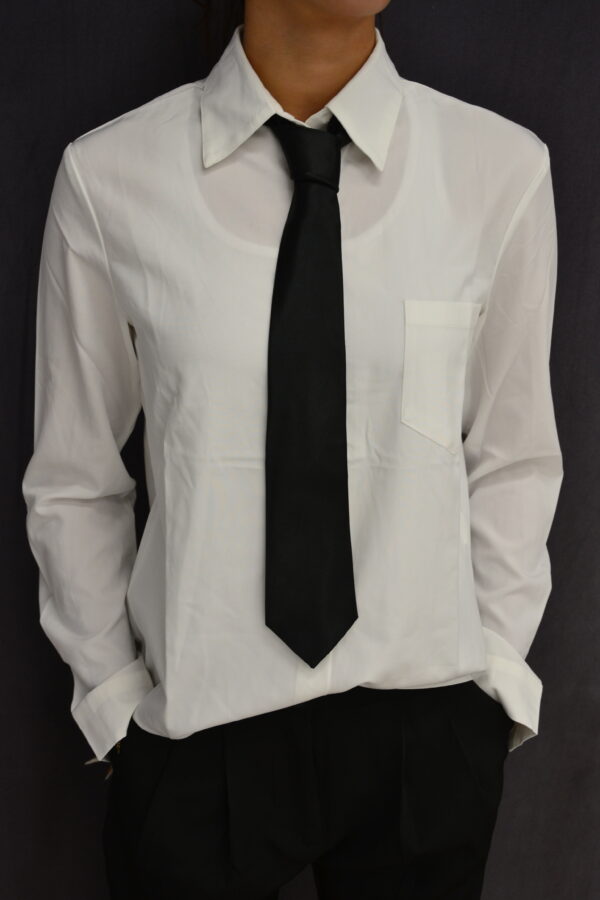 Chemise blanche fluide manche longue