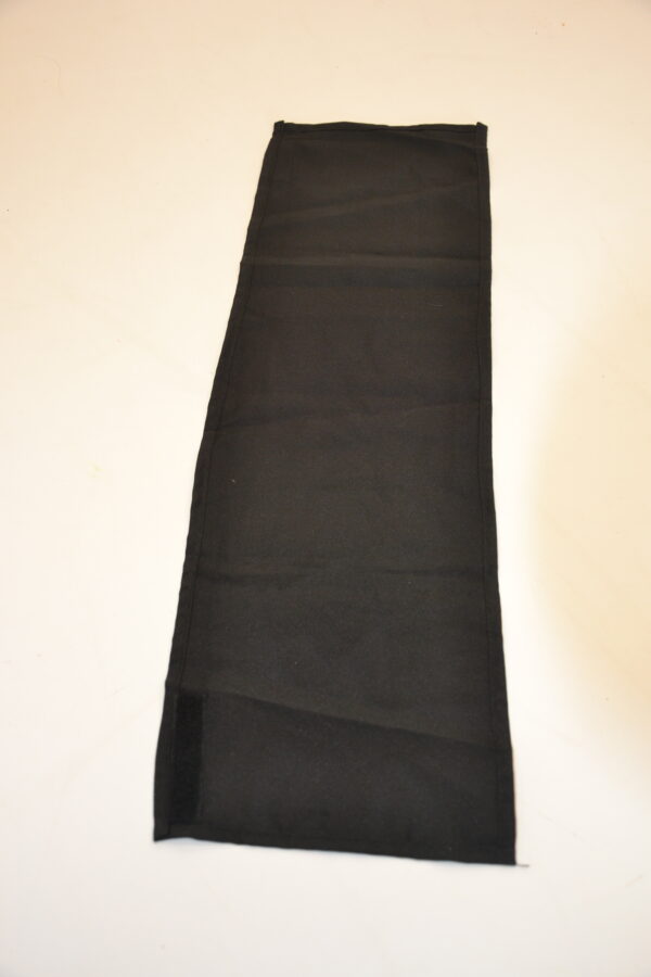 Ceinture noire large velcro – Image 2
