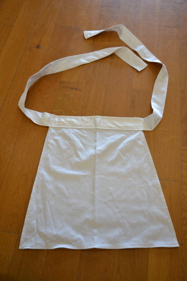 Tablier blanc enfant