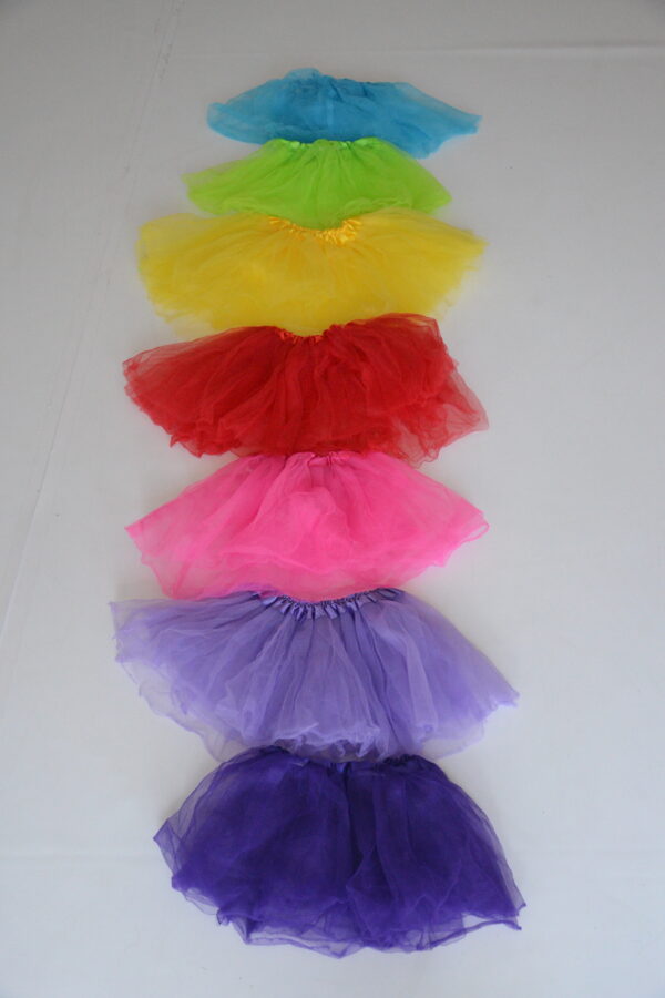 Tutu arc-en-ciel, différents coloris