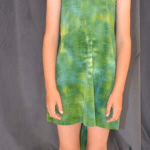 Robe crocodile verte