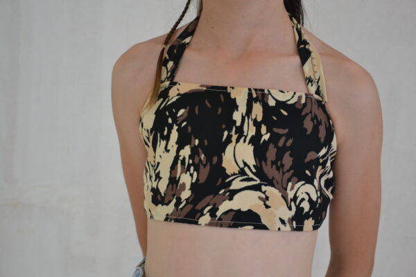 Brassière africaine ajustable avec nœud