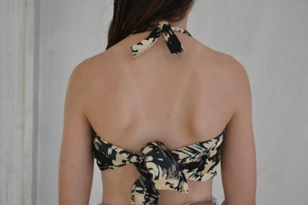 Brassière africaine ajustable avec nœud – Image 2