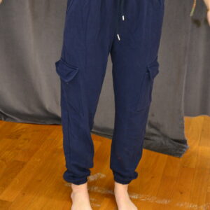 Pantalon cargo bleu marine