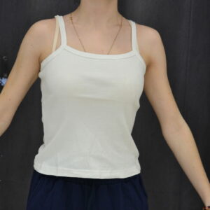 Débardeur bretelles fines blanc