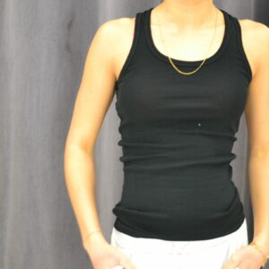 Débardeur noir type Marcel