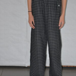 Pantalon carreaux gris et noirs