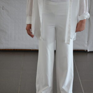 Pantalon blanc fluide