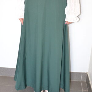 Jupe midi fluide taille haute, différent coloris