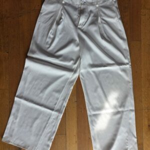 Pantalon blanc droit femme