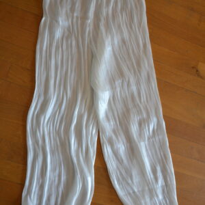 Pantalon transparent blanc