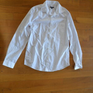 Chemise manche longue blanche basic