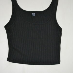Débardeur noir crop top