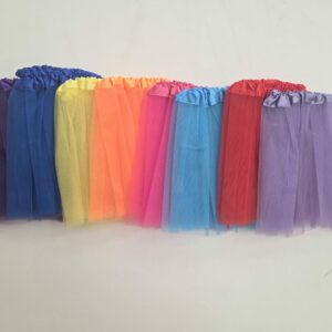 Tutu arc-en-ciel, différents coloris